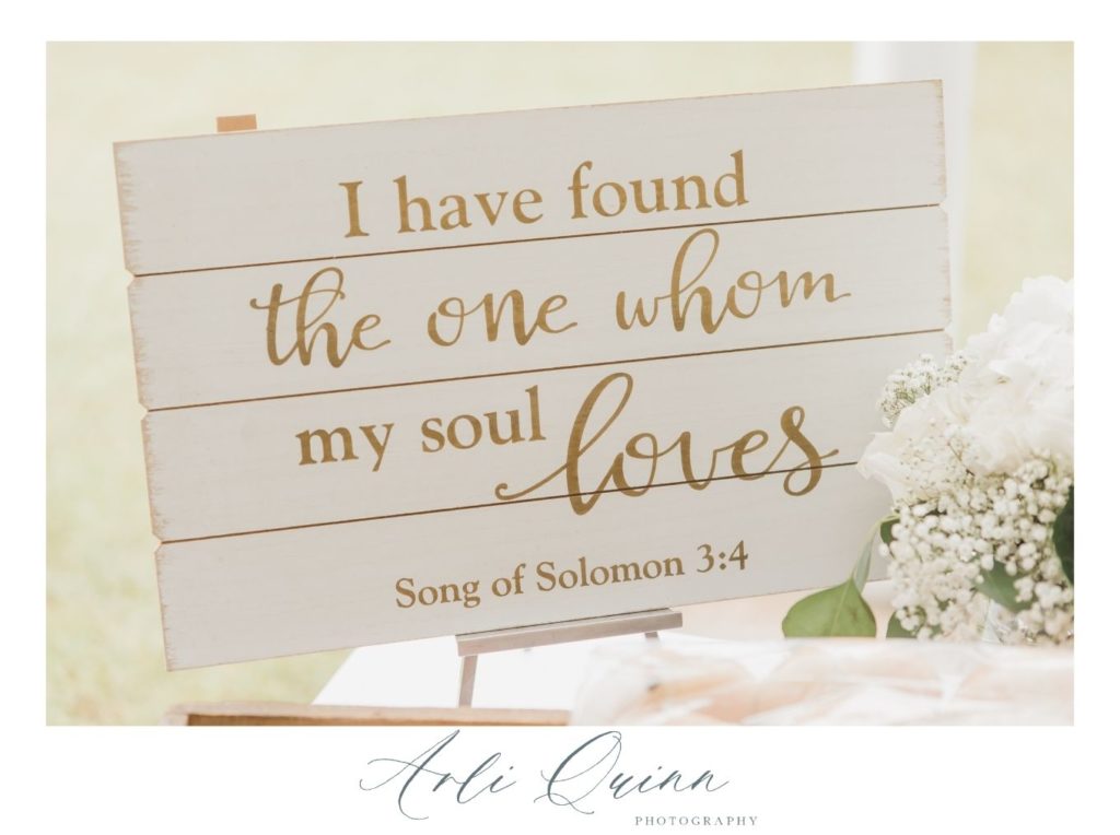 I have found the one whom my soul loves sign